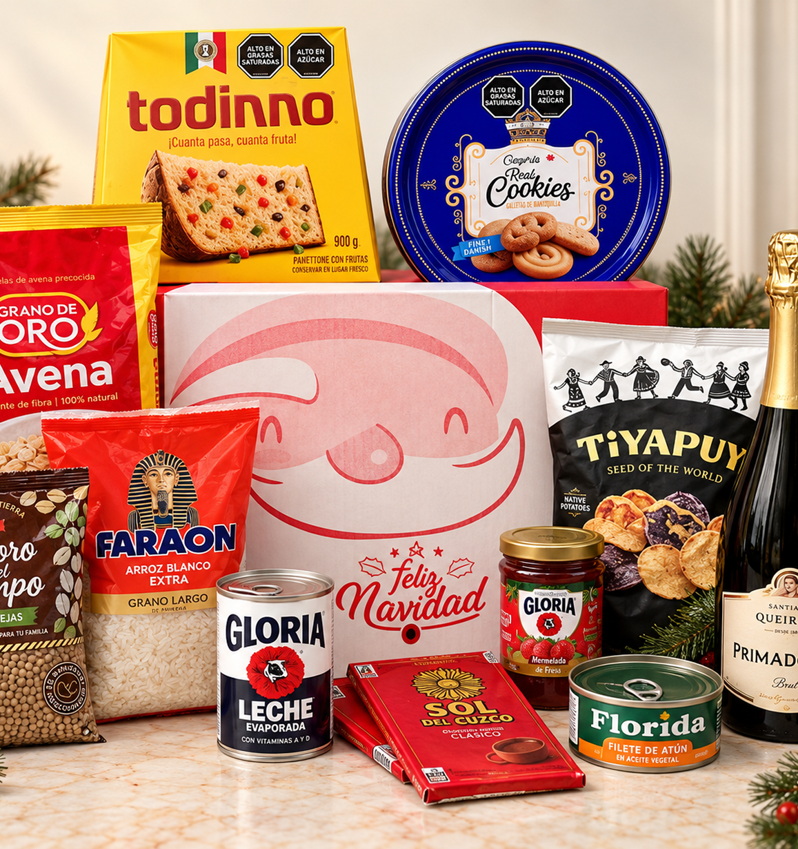 Canasta de Navidad: Familiar 06