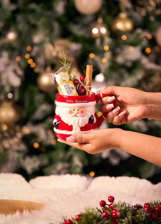 Detalle de Navidad: Taza Santa Claus