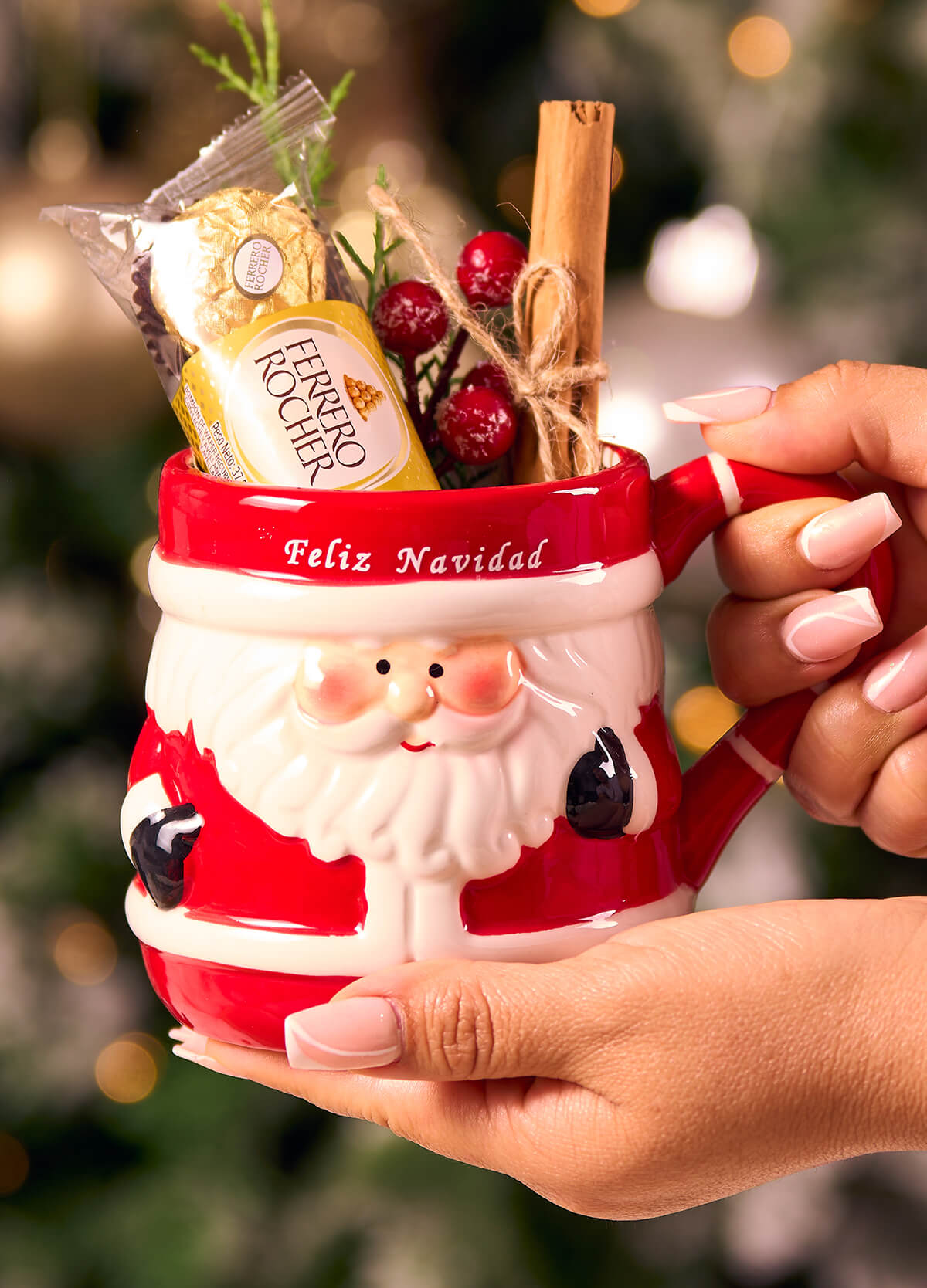 Detalle de Navidad: Taza Santa Claus